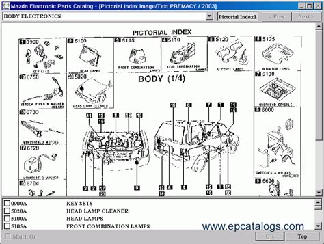 2005 mazda parts catalog